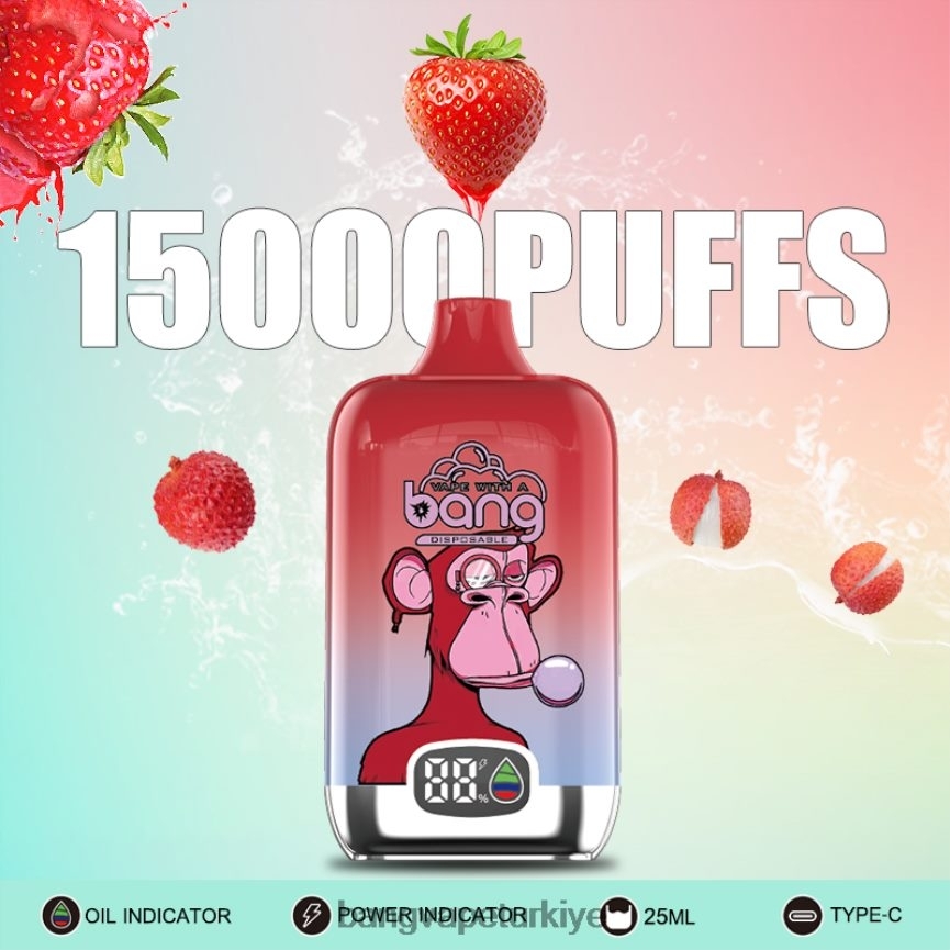 Vape Gang Türkiye - Bang Vape Digital Smart Screen 15000 puf 25ml tek kullanımlık R4228Z11