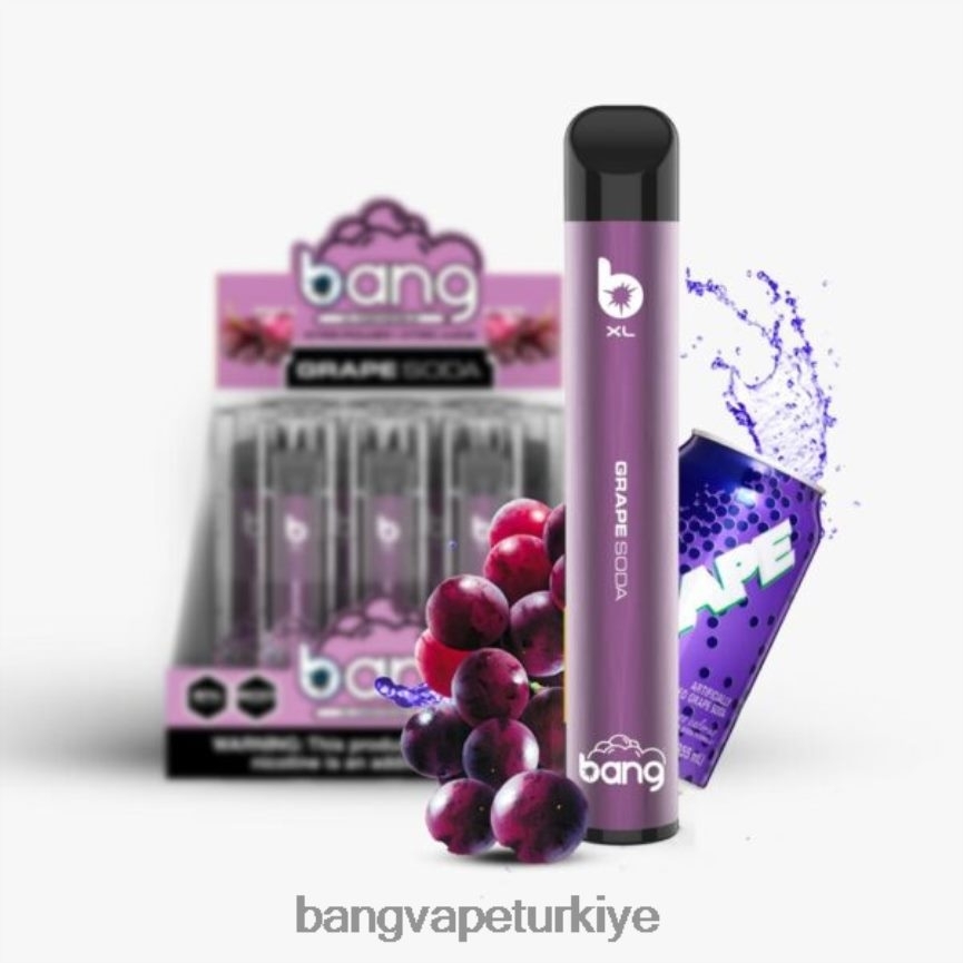 Vape Gang Türkiye - Bang Vape XL tek kullanımlık Üzümlü soda R4228Z29