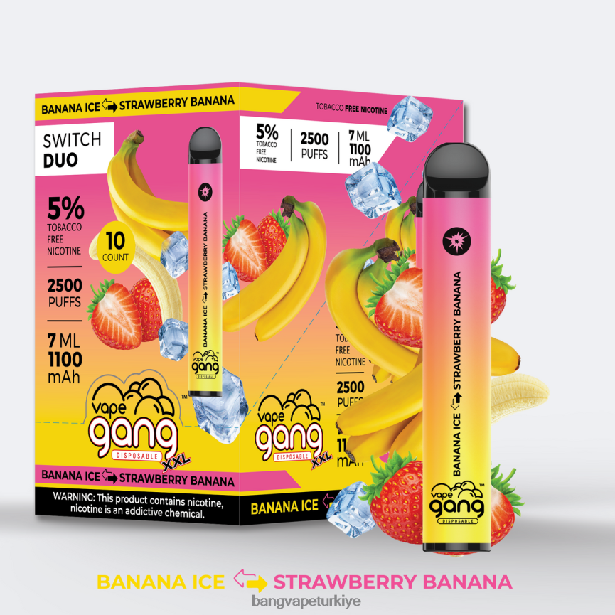 Vape Gang Ankara - Vape Gang Switch Duo 2 tat (10\'lu kutu) aloe üzümü - aloe meyvesi R4228Z39